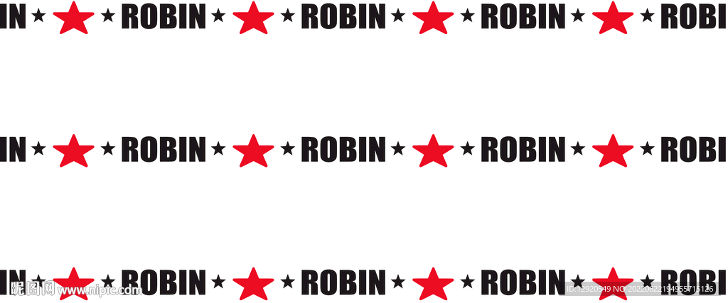 数码星星英文印花