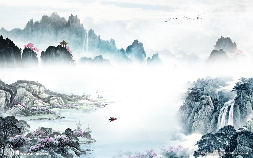 大气中式新品山水 TIf分层