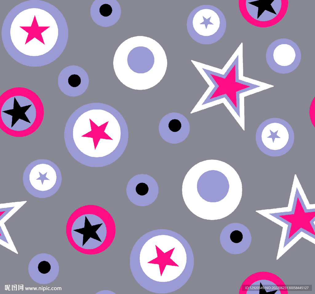 数码几何星星圆点