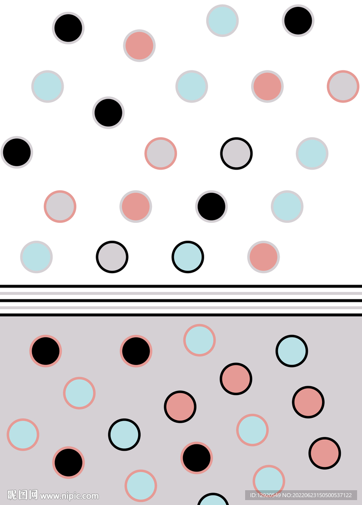 数码圆点几何图