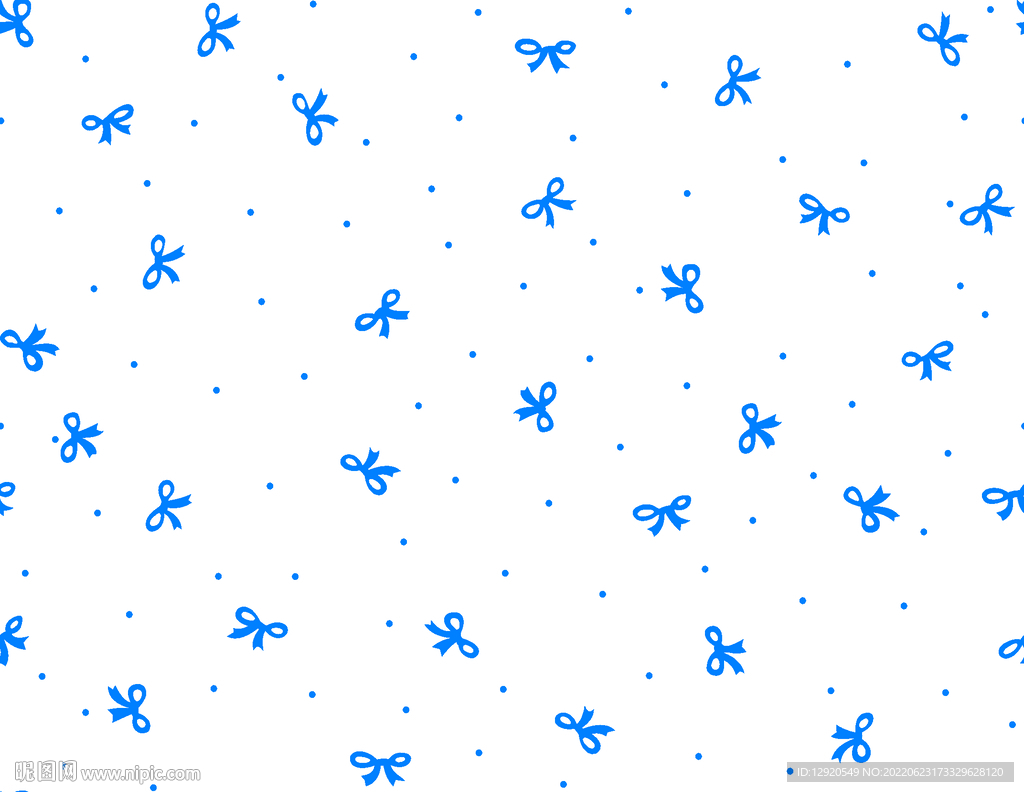 数码蝴蝶结几何图