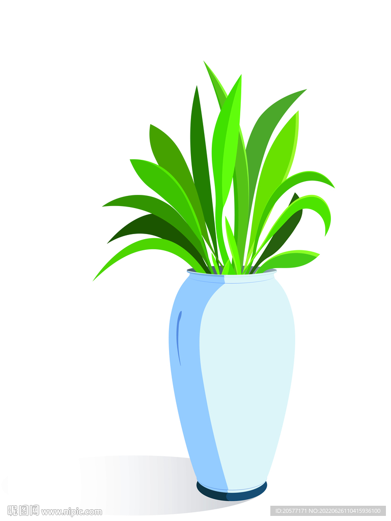 绿植盆景矢量图