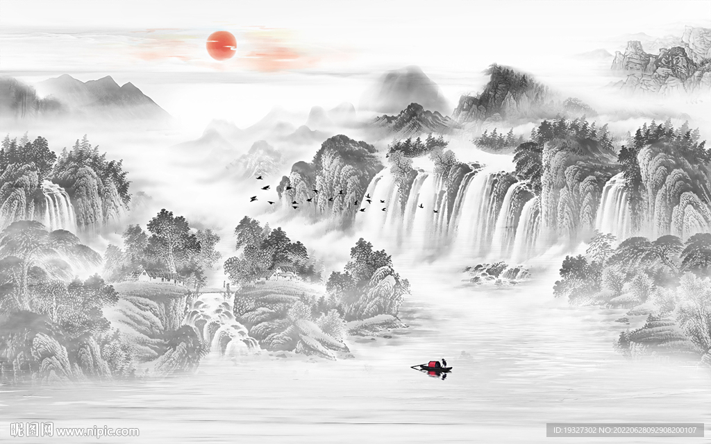 国画 高档新款山水