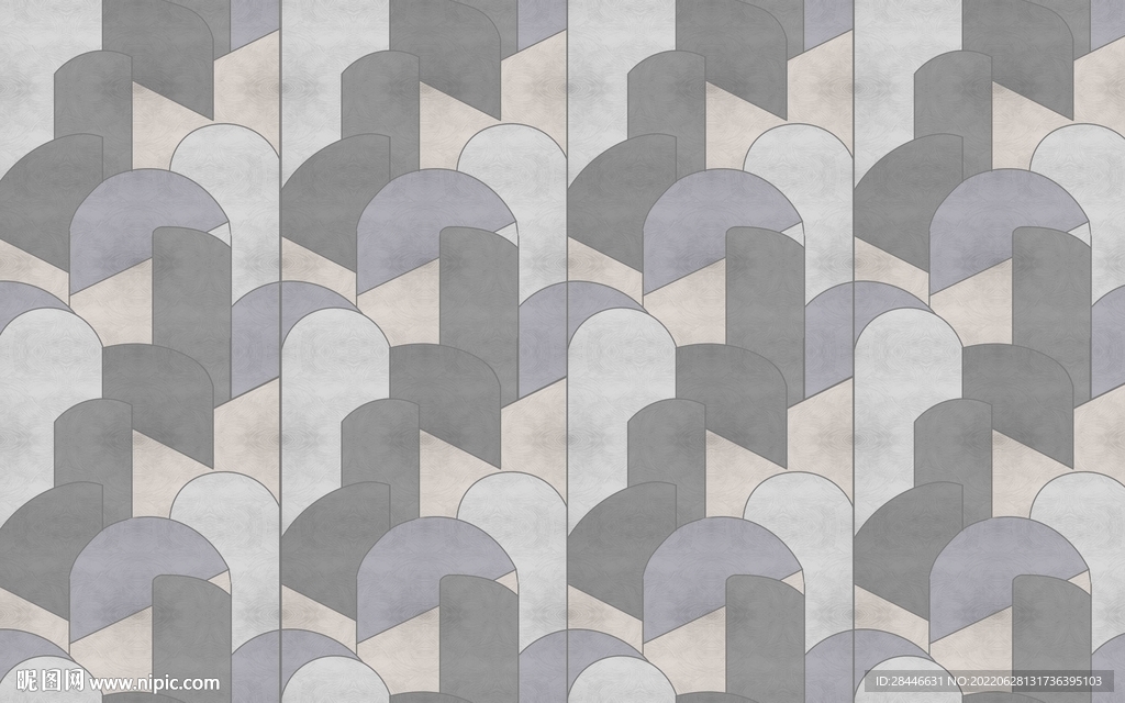 莫兰迪北欧几何背景墙