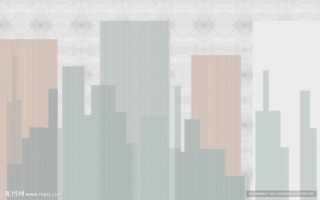 莫兰迪北欧几何背景墙