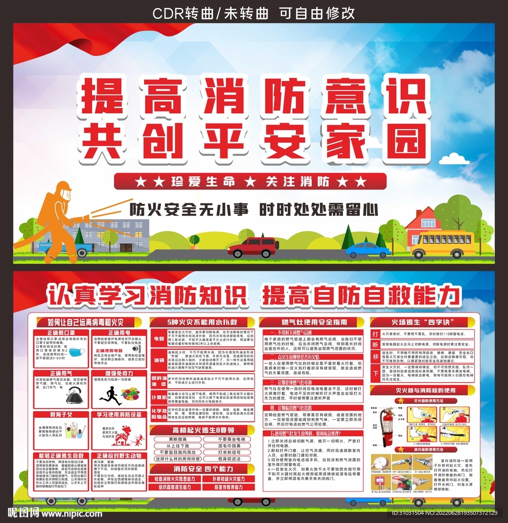 消防安全展板