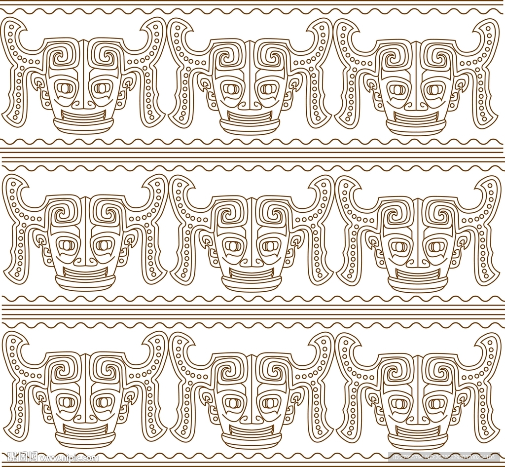 三星堆图案设计