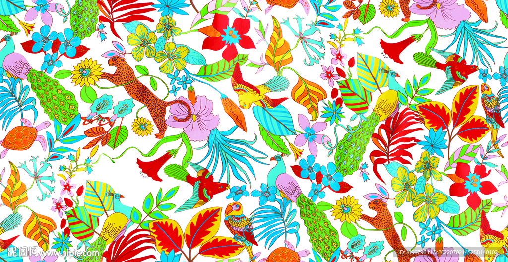 大牌 童装动物花