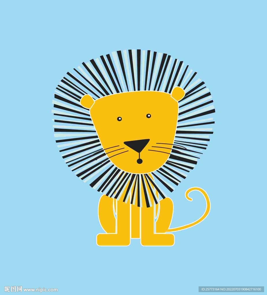 卡通狮子  矢量狮子