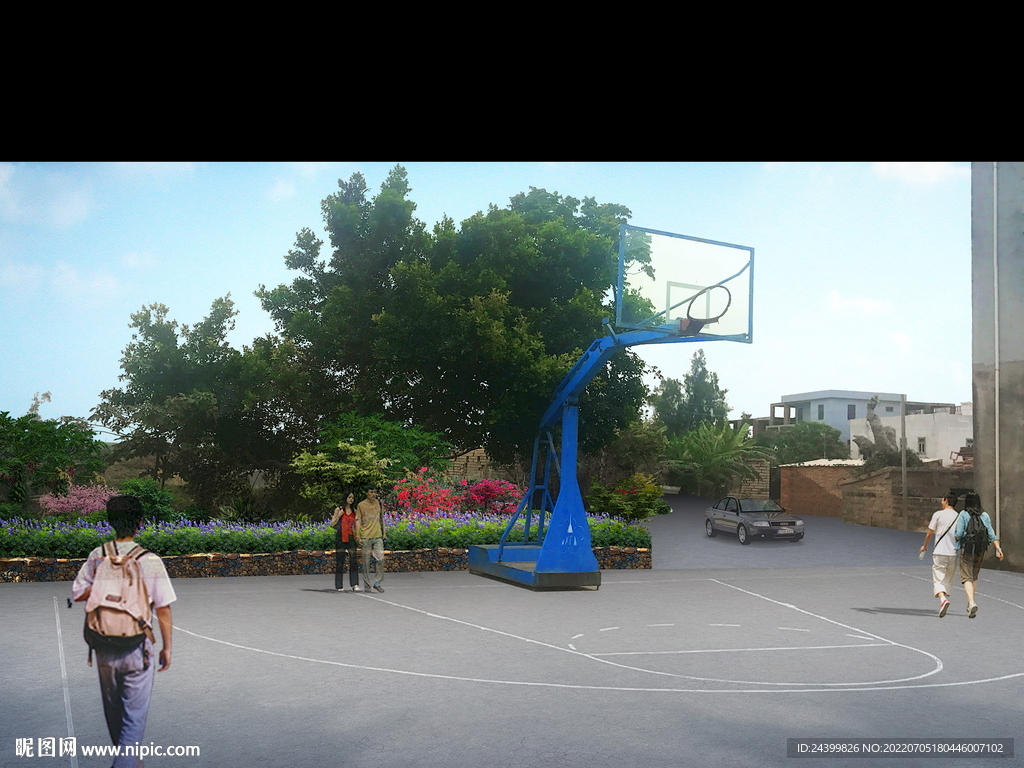 乡村振兴美丽乡村改造绿化效果图