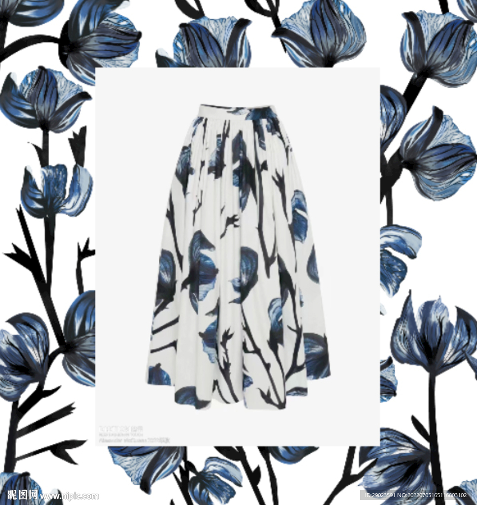 大牌 数码 印花 手绘花