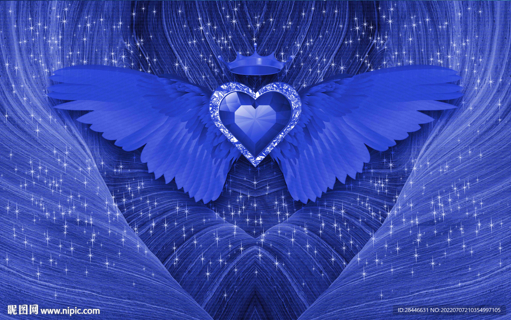 翅膀拍照打卡直播背景墙 