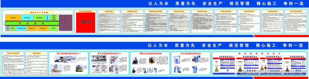 钢筋加工厂安全操作规程安全漫画