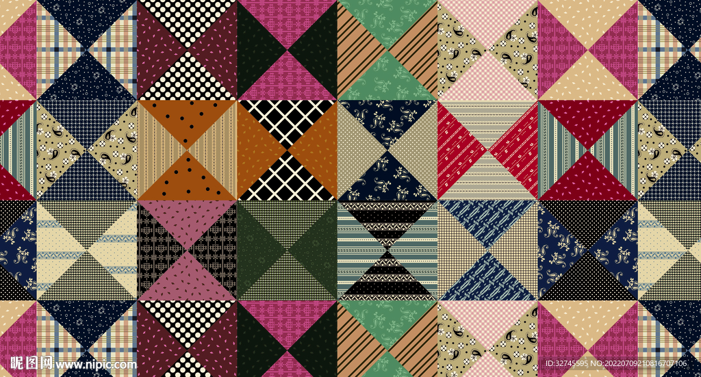   几何  大牌格子