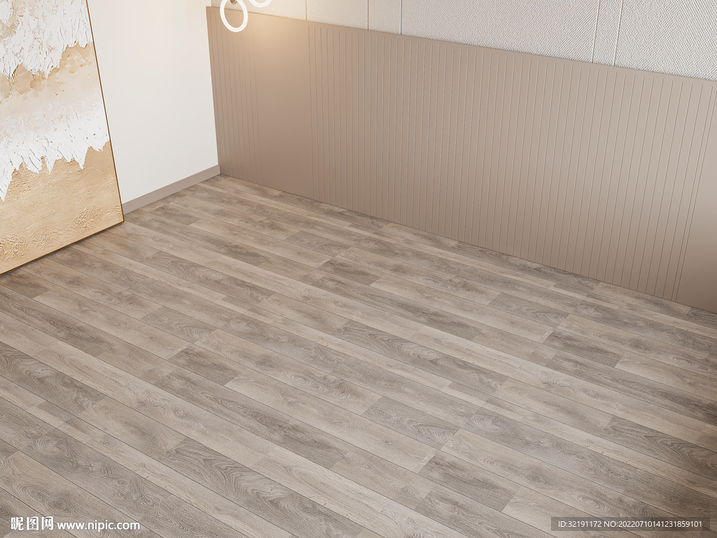 俯视卧室空场景