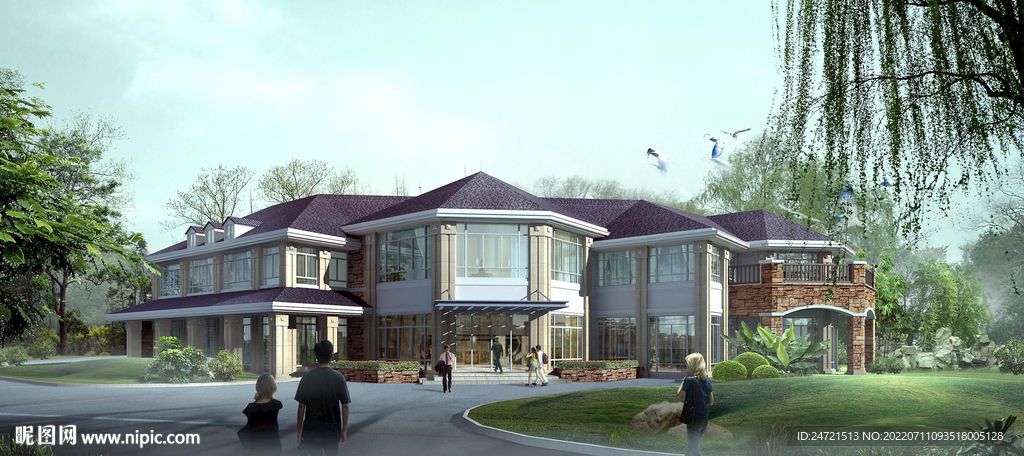 高尔夫别墅区会所