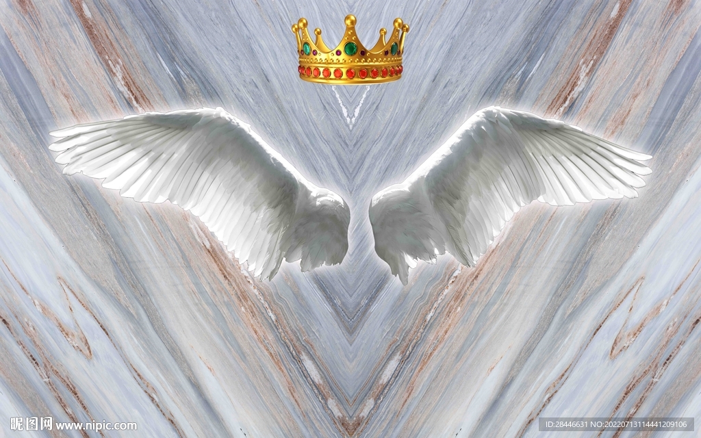 翅膀大理石背景墙