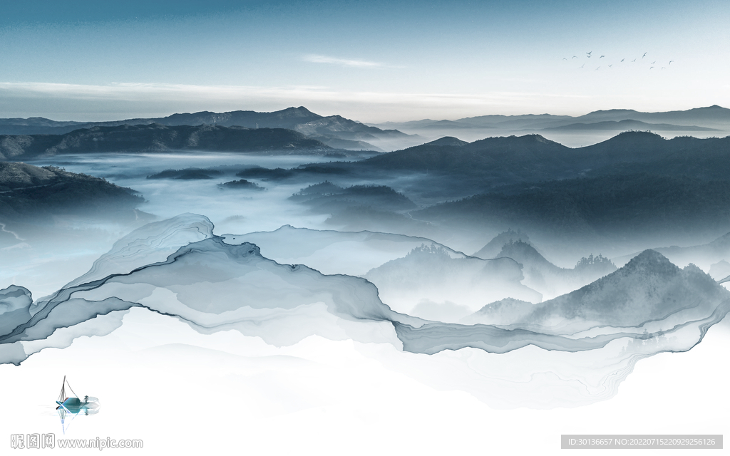 最新款大气山水 TiF分层