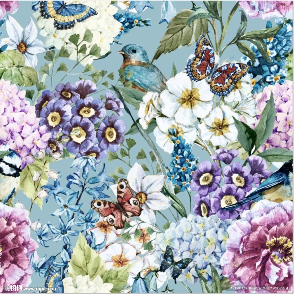 手绘线稿图 花鸟线稿图 设计源