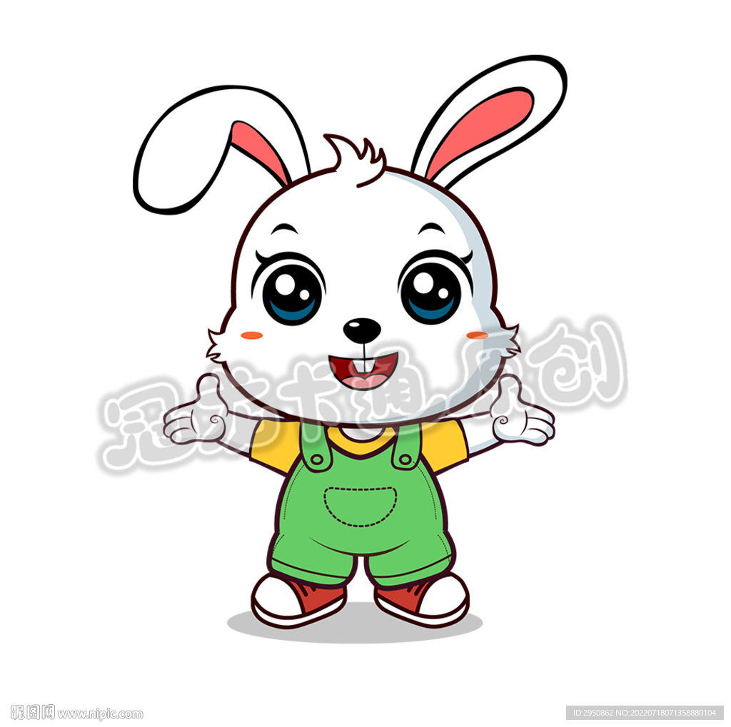 卡通兔子幼儿园版
