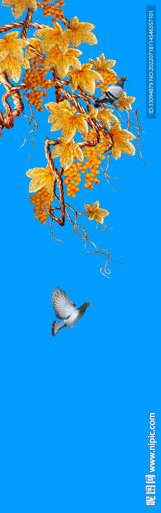 高清分层透明底平开门打印图