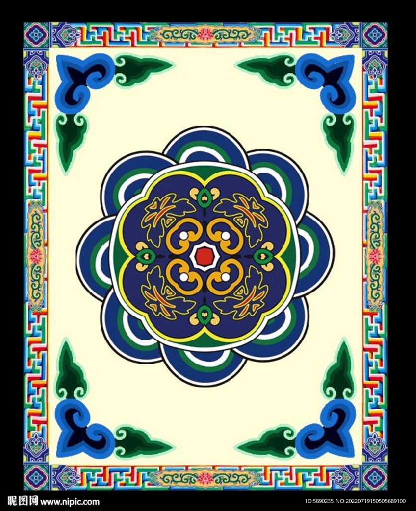 藏式风格展板标语