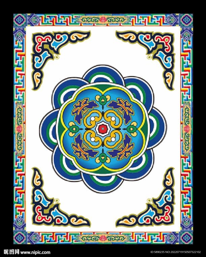 藏式风格展板标语