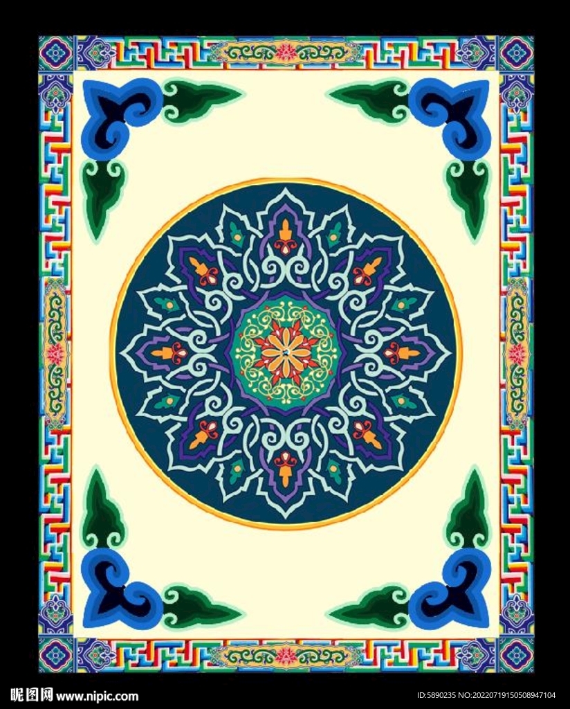 藏式风格展板标语