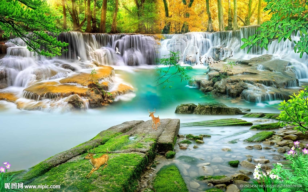 源远流长背景墙