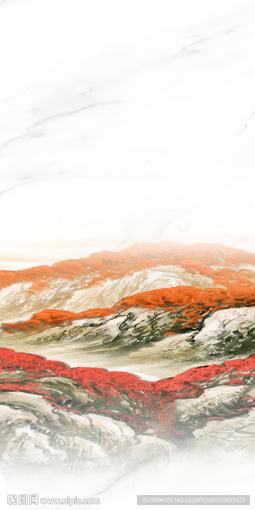 最新 意境人气山水 Tif分层