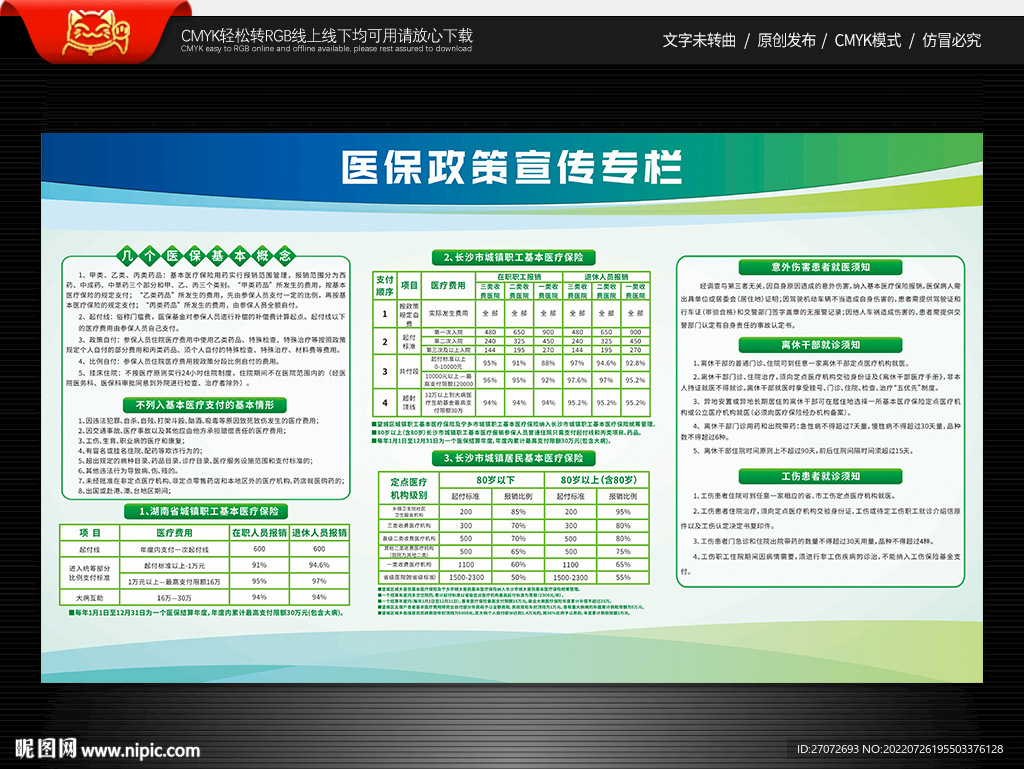 医保政策宣传栏