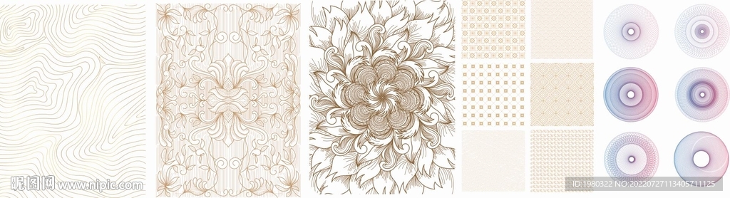 各种花纹素材