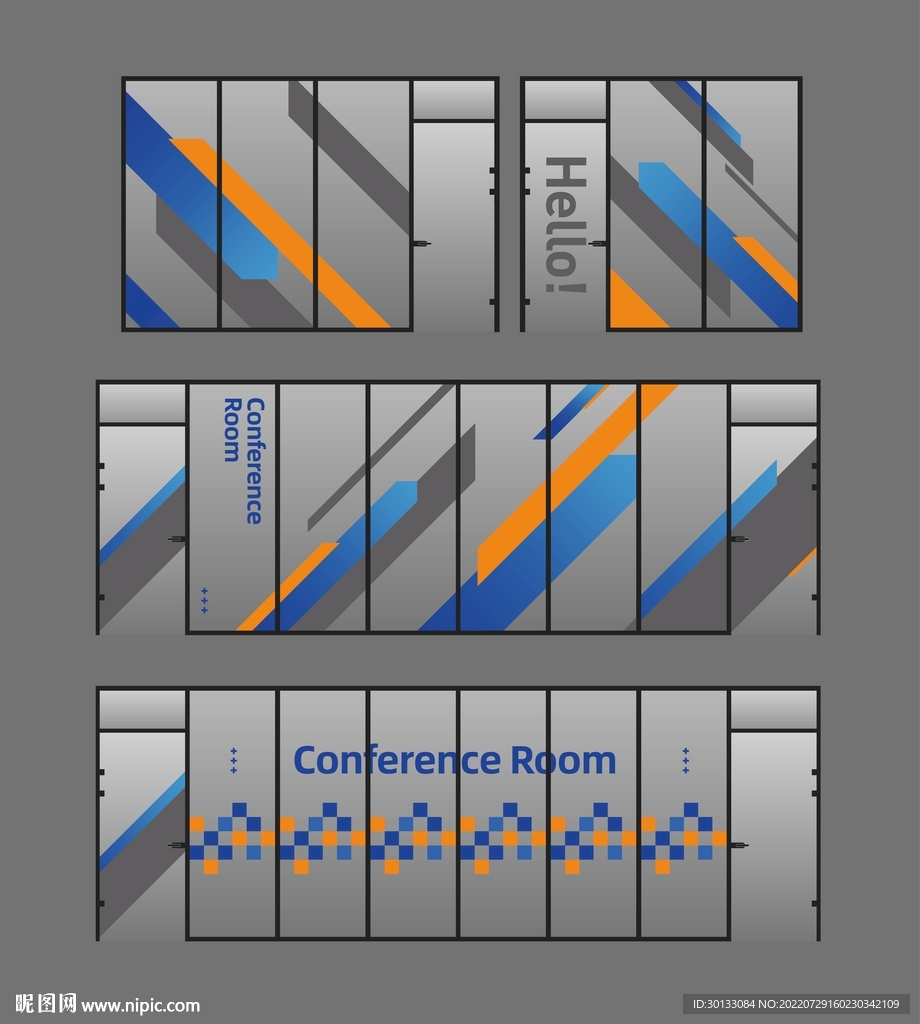 科技公司玻璃贴