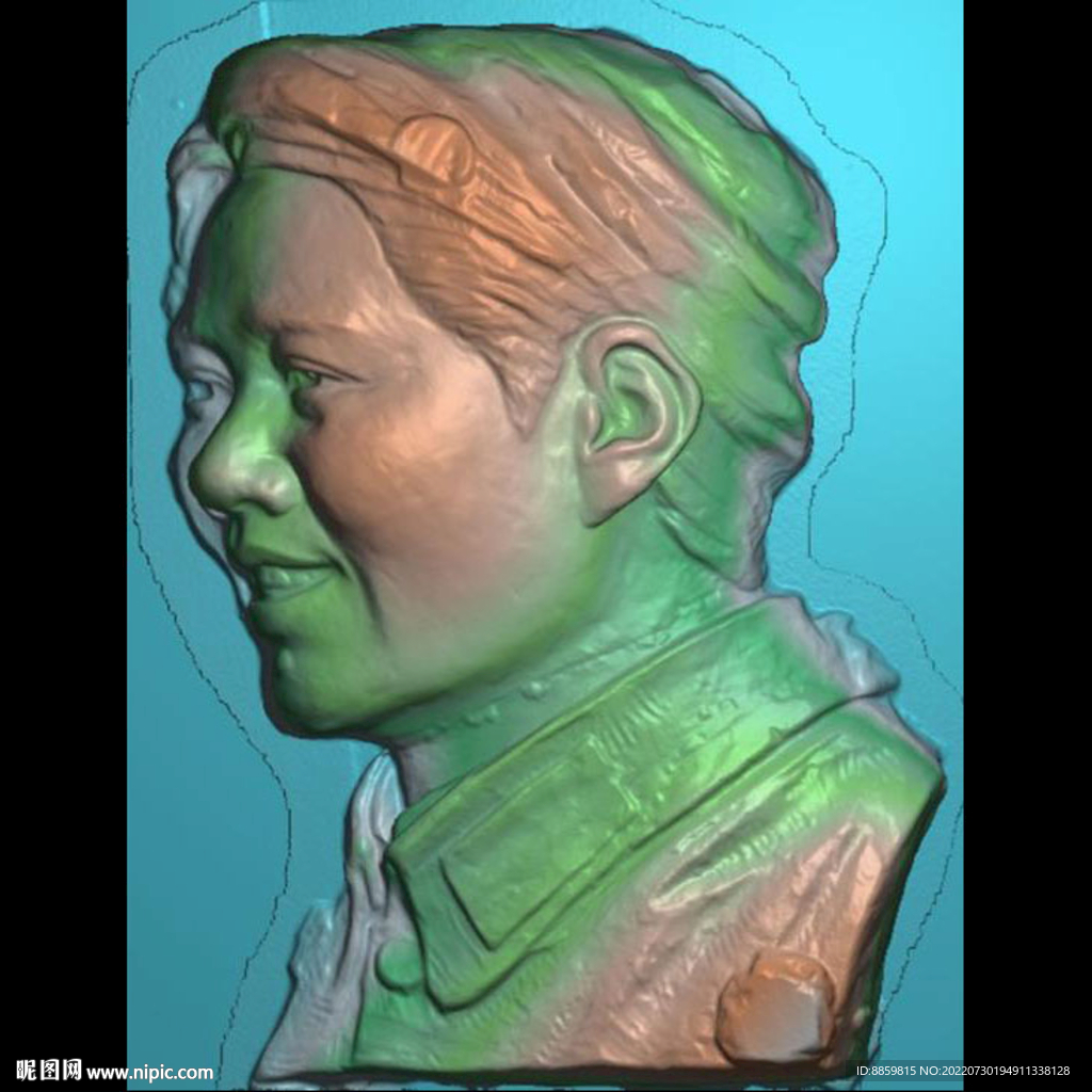 古建寺庙精雕图人物