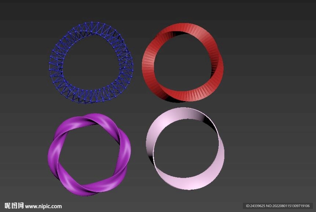 3D模型莫比乌斯环