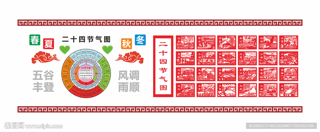 二十四节气文化墙