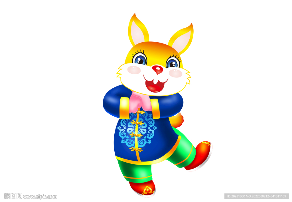 兔年卡通兔子