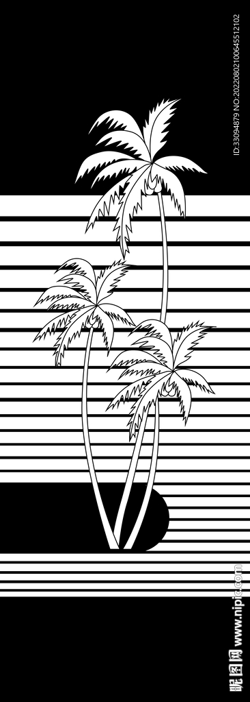 高清分层透明底浴室门打印图