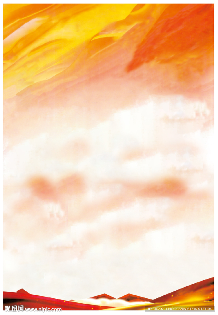 烈火战马火焰背景