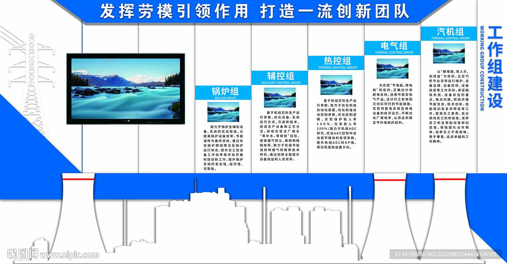企业班组文化墙