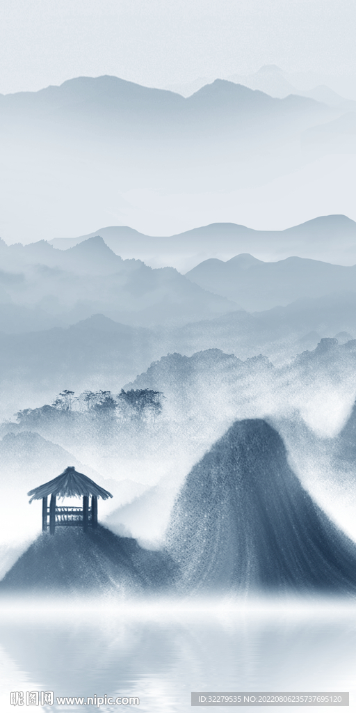 爆款中式最新玄关 Tif分层