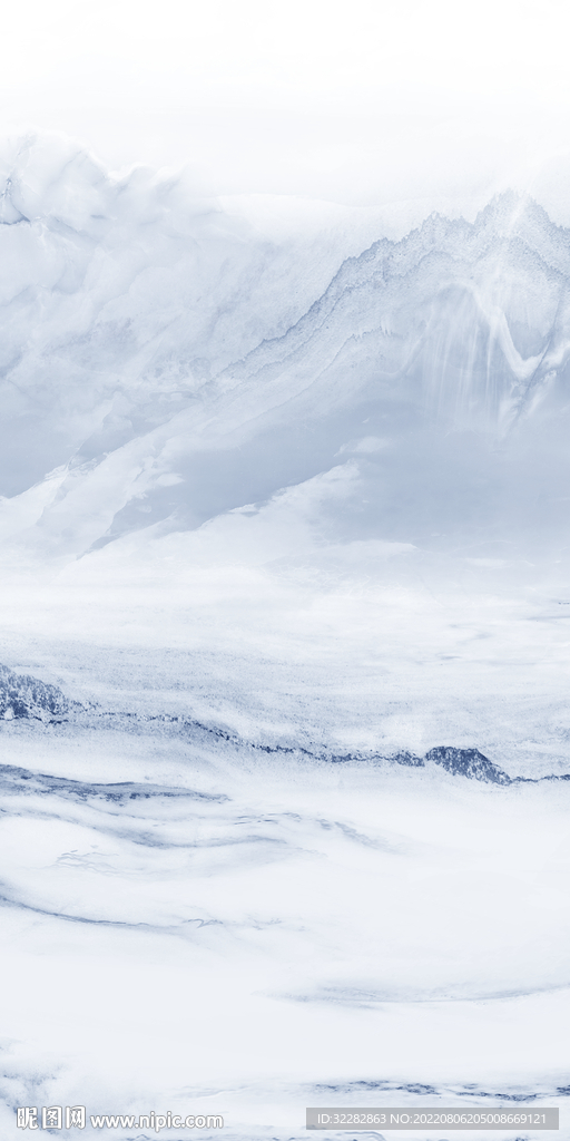 爆款简约山水玄关 Tif分层