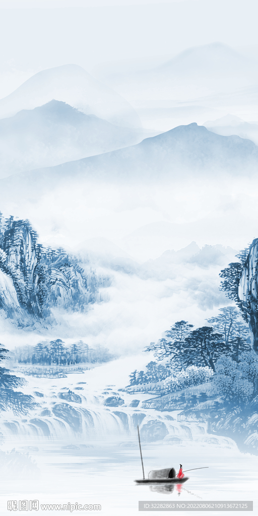 别墅最新中式玄关 Tif分层