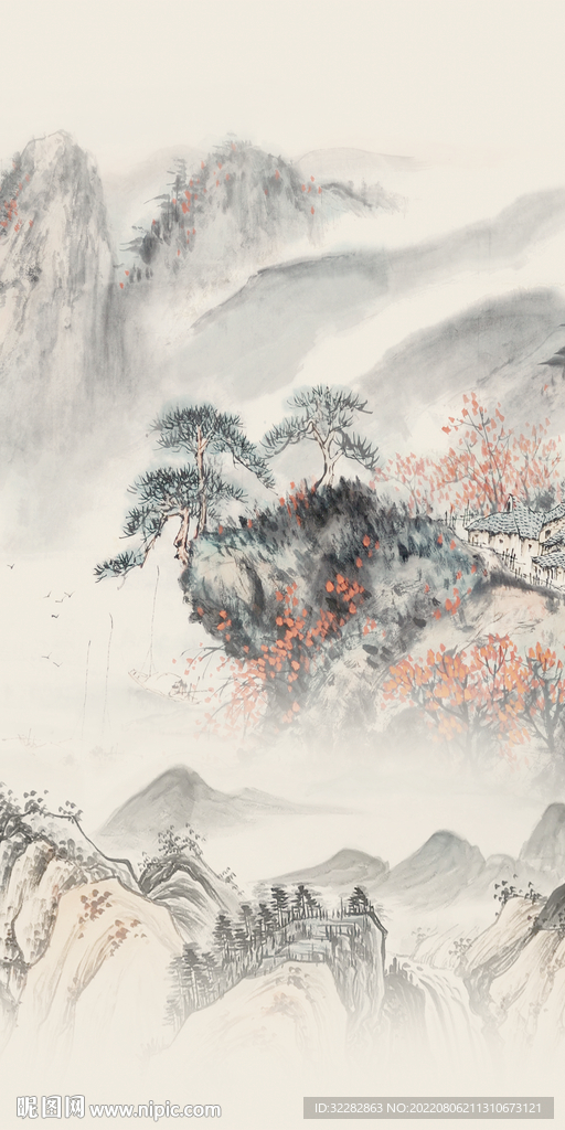 新品最新中式玄关 Tif分层