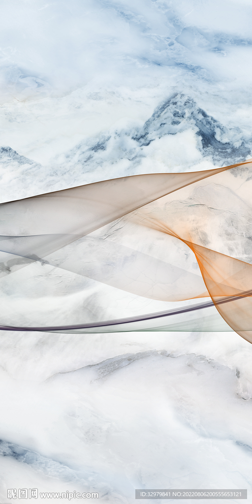 线条高清玄关山水 TIf分层