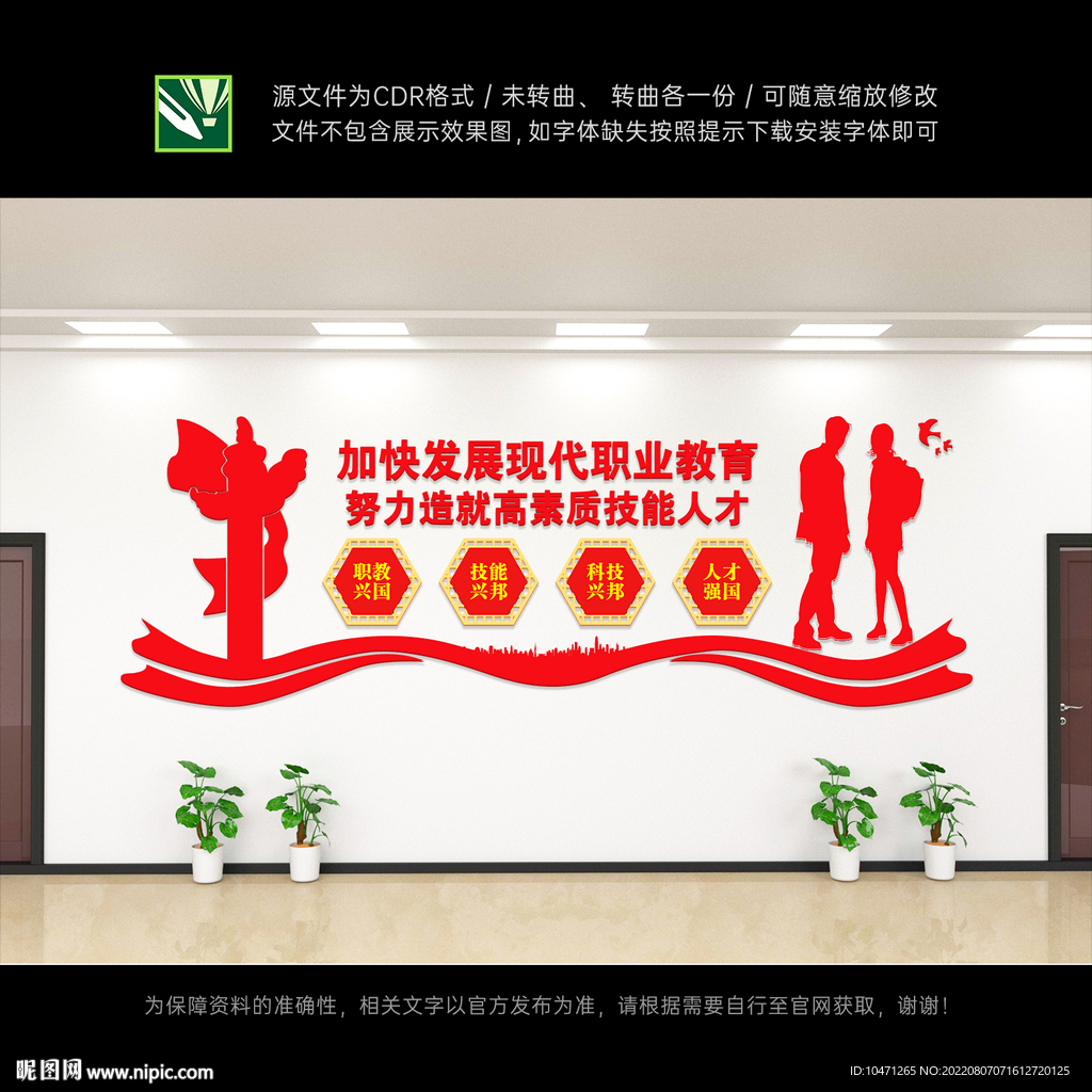 职业教育文化墙