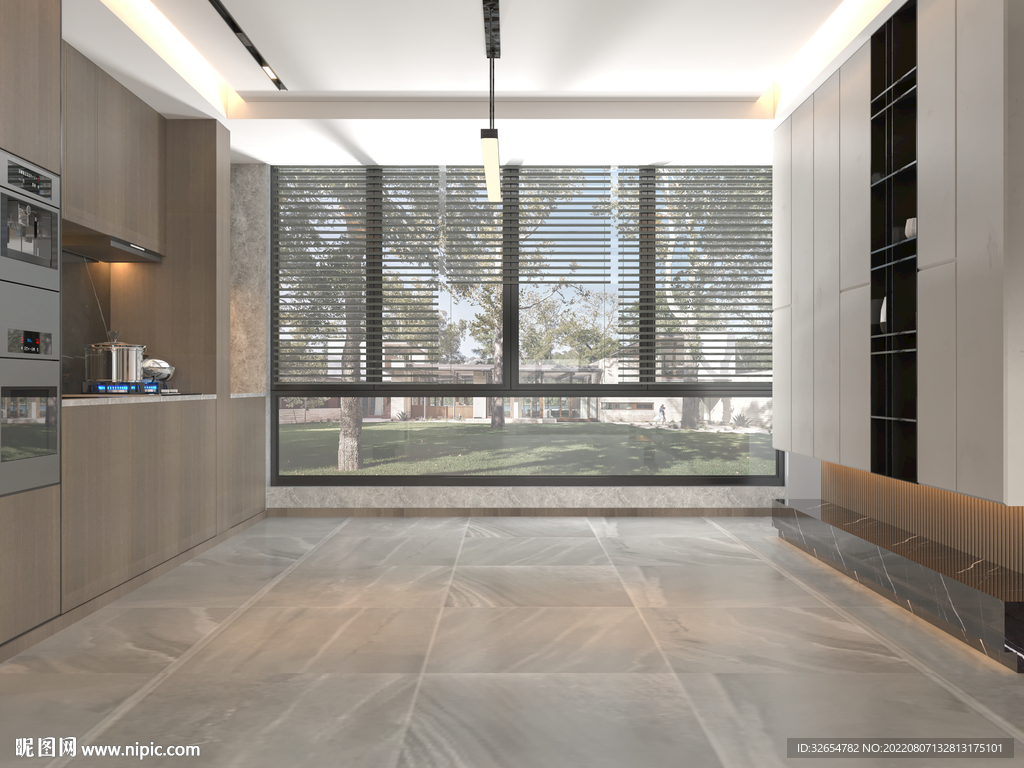 现代餐厅背景墙