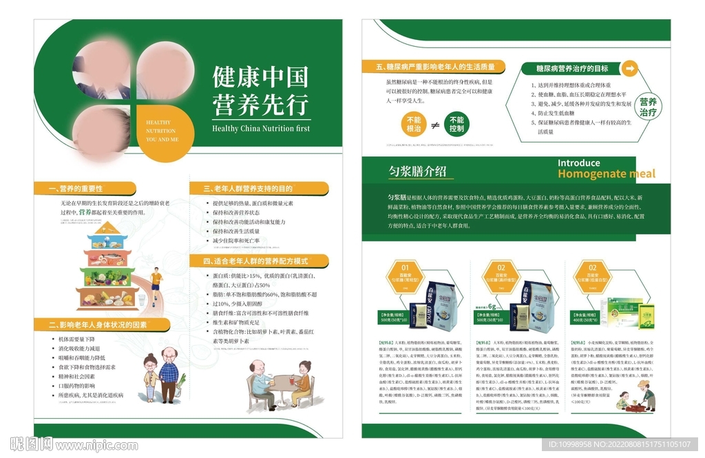 保健品宣传单页