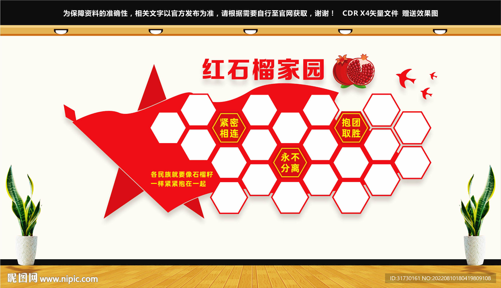 红石榴家园风采照片墙