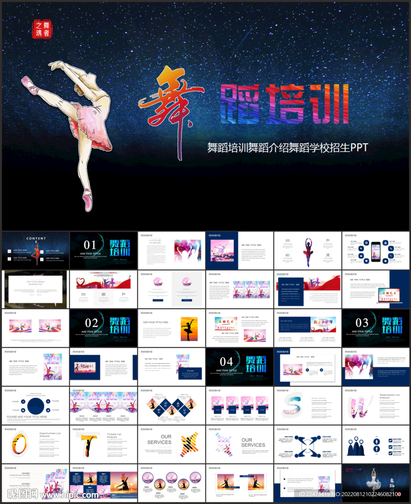 舞蹈培训PPT